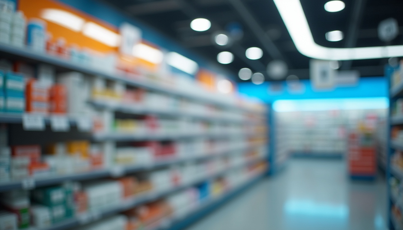 Farmacie non-stop Focșani iluminată noaptea, simbolizând accesul la medicamente în caz de urgență.